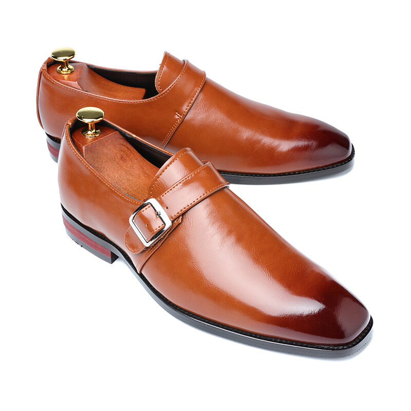 Sapato masculino clássico de negócios, sapatos formais de couro, sapatos masculinos, presentes dos namorados, designer, 2024