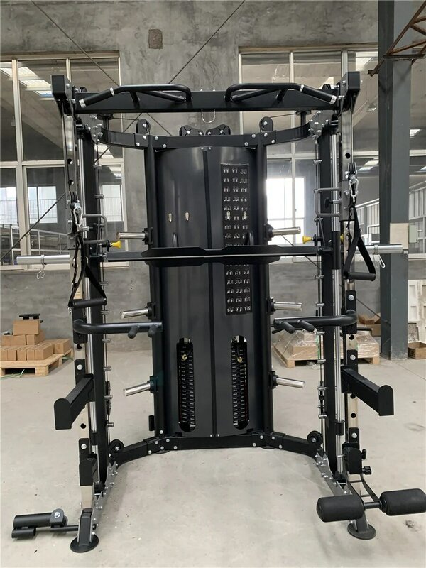 Máquina de entrenamiento multifuncional, jaula de energía G12, estante de sentadillas, Cable cruzado de culturismo, precio de fábrica