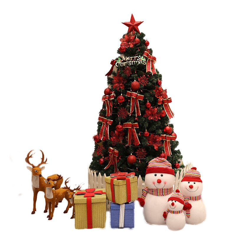 クリスマスツリーホームオーナメントクリスマスシーンレイアウトセットパッケージ装飾