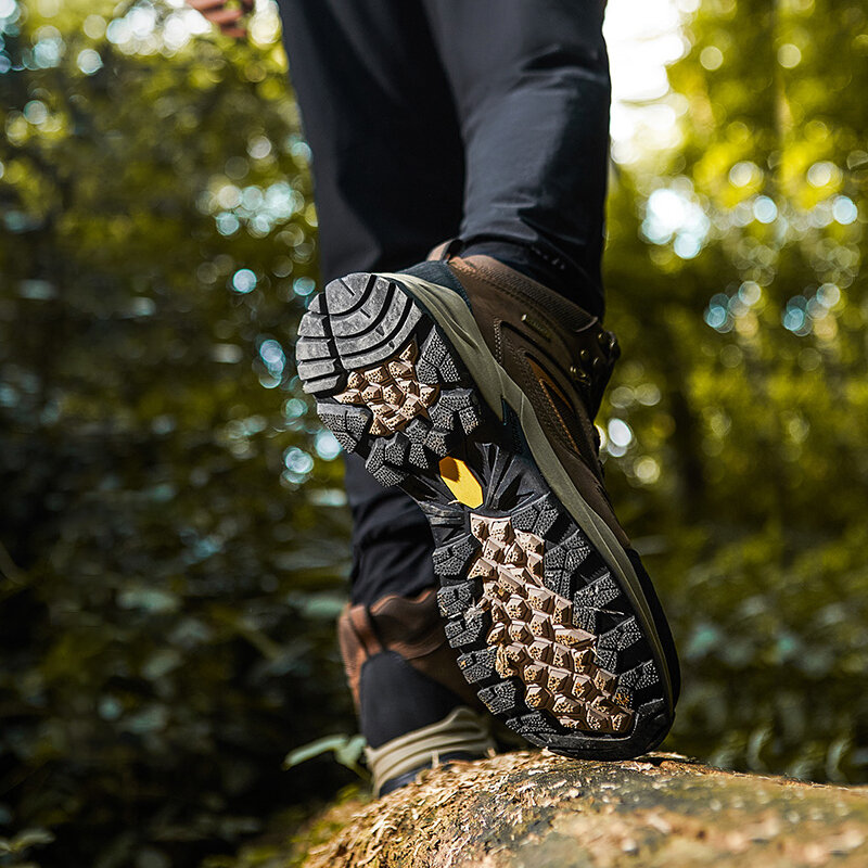 GOLDEN CAMEL-zapatos de senderismo al aire libre para hombre, botas de escalada impermeables, antideslizantes, resistentes al desgaste, 2023