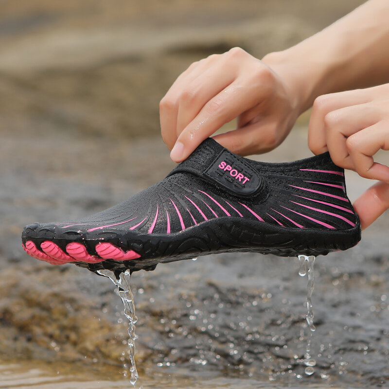 Мужские и женские модные болотные кроссовки, пляжная водная обувь, быстросохнущие водные виды спорта, кроссовки для дайвинга, нескользящая водная обувь, размер 35-46