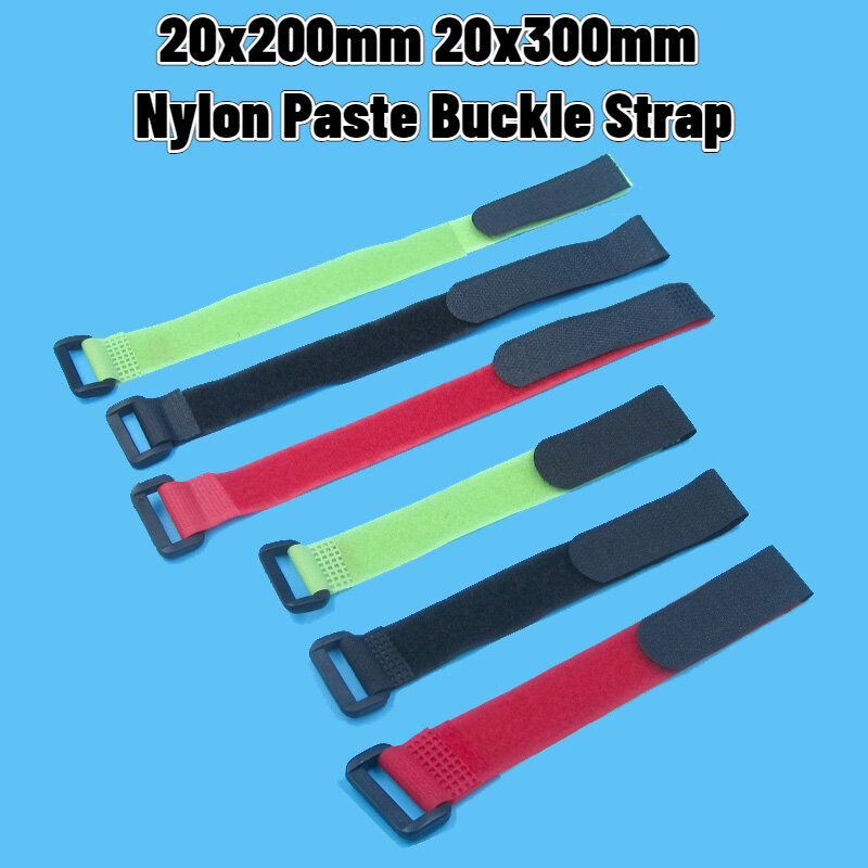 Nylon Counter-button Paste Strap Cable Tie Securing Hook Loop Wire Battery Cord Organizer Fastener Tape Reusable