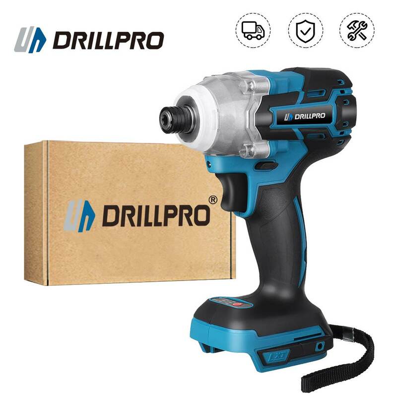 Drillpro Brushless Cordless Electric Screwdriver Power Tool Drill Driver 1/4 inch Compatible For Makita 18V Battery(Tool Only)