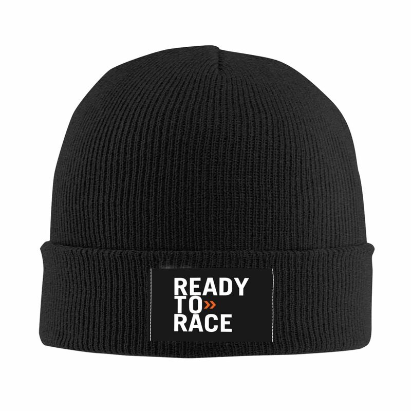 Вязаная шапка Ready To Race, облегающие шапки, зимняя шапка, теплая акриловая шапка в стиле хип-хоп для мотокросса, битумная велосипедная спасательная шапка для мужчин и женщин