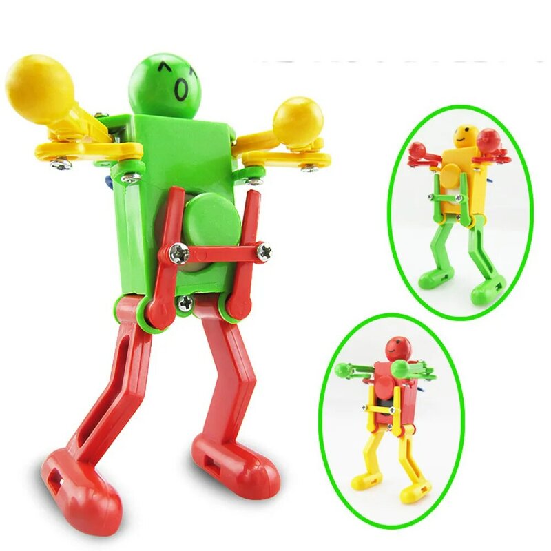 Juguetes de mecanismo de relojería para niños, Robot de baile de cuerda, juguete para bebé, regalo de desarrollo, rompecabezas divertido