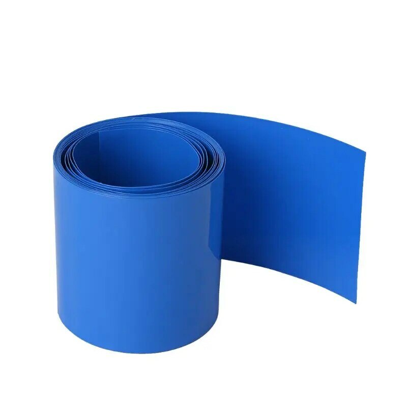 E56B Width 18-75mm Heat Shrink Tubing Li-ion Wrap Cover Skin PVC Shrinkable Film Sleeve for 14500 18650 26650 Lithium