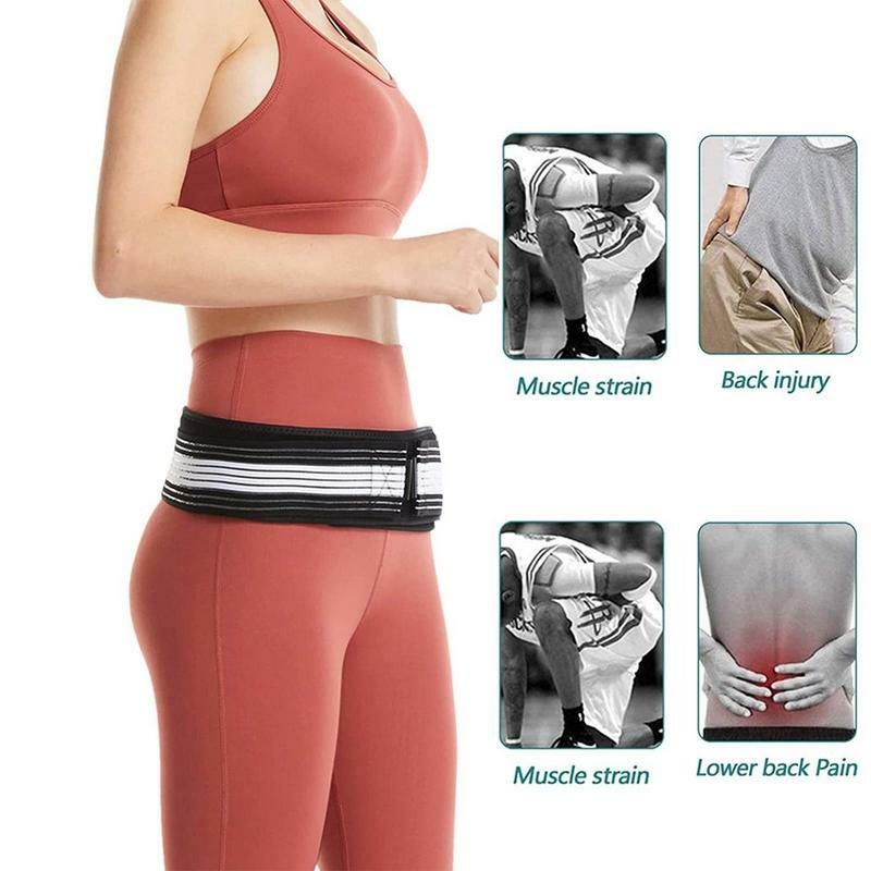 Cintura di recupero pelvico cintura delicata cintura sana donne e uomini che alleviano la gamba lombare pelvica sciatica e il nervo pelvico ferita