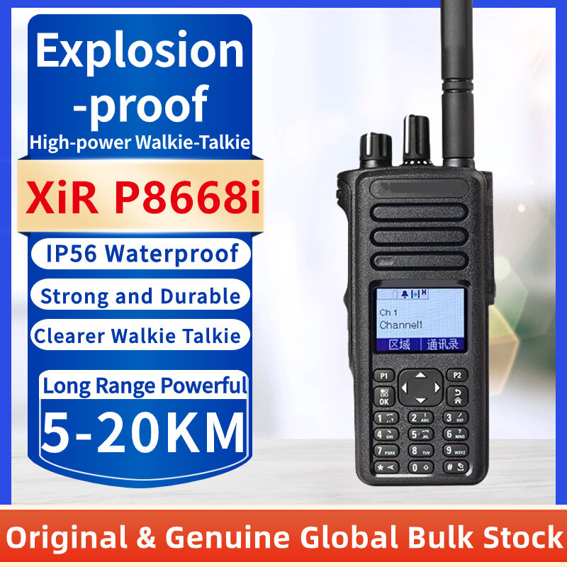 Portátil portátil rádio em dois sentidos, Walkie Talkies à prova de explosão Superior, Dp4801Ex, Xir P8668Ex, alta qualidade, marcas, atacado