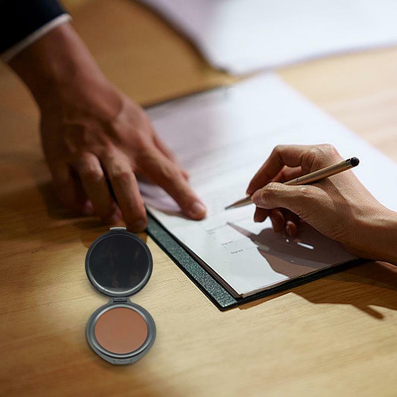 Odcisk atramentowy odcisków palców odcisk atramentowy dla materiałów notarialnych identyfikator identyfikator karty linii papilarnych odcisków palców
