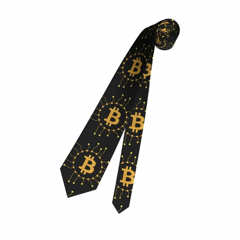 Pita leher Logo BTC klasik untuk pesta kustom pria dompet mata uang Digital Bitcoin