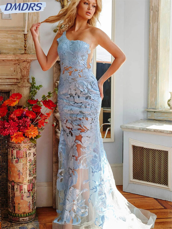 Einfache a-line Ballkleid mit einer Schulter ärmel 2024 elegante Abendkleider klassische boden lange Kleider vestidos de novia