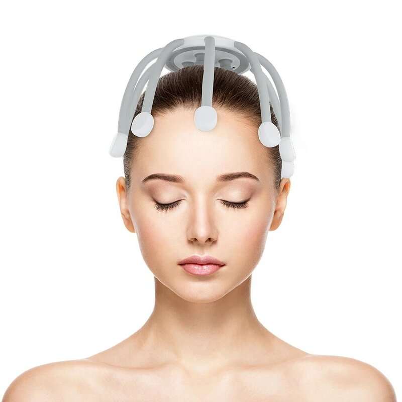 Electric Head Massager14 Massage Head Smart Bluetooth Music Health Care Body Relaxing Relieve Fatigue Headaches Intelligent Mass