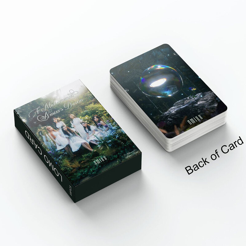パーソナライズされた粘着性のあるアルバムカード,新しいファンピース/セットkpop nmixxsの夢のロモカード,アルバム,ギフトとしてのポストカードの新しいコレクション