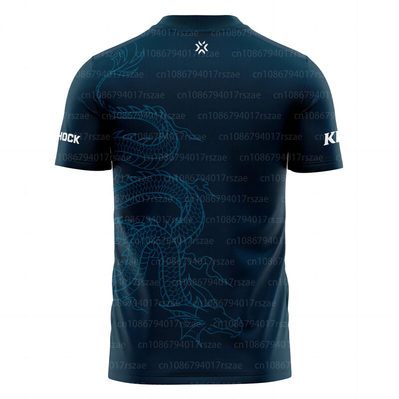 Maillot Leviatan Team pour hommes, T-shirt à manches courtes, T-shirt à motif de dragon, Vêtements de jeu, T-shirt imprimé 3D, Uniforme Esport, Nouveau design, 2024