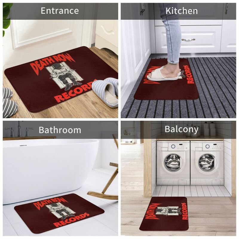 Death Row Records Celebrates Doormat Kitchen Carpet Outdoor Rug Home Decoration