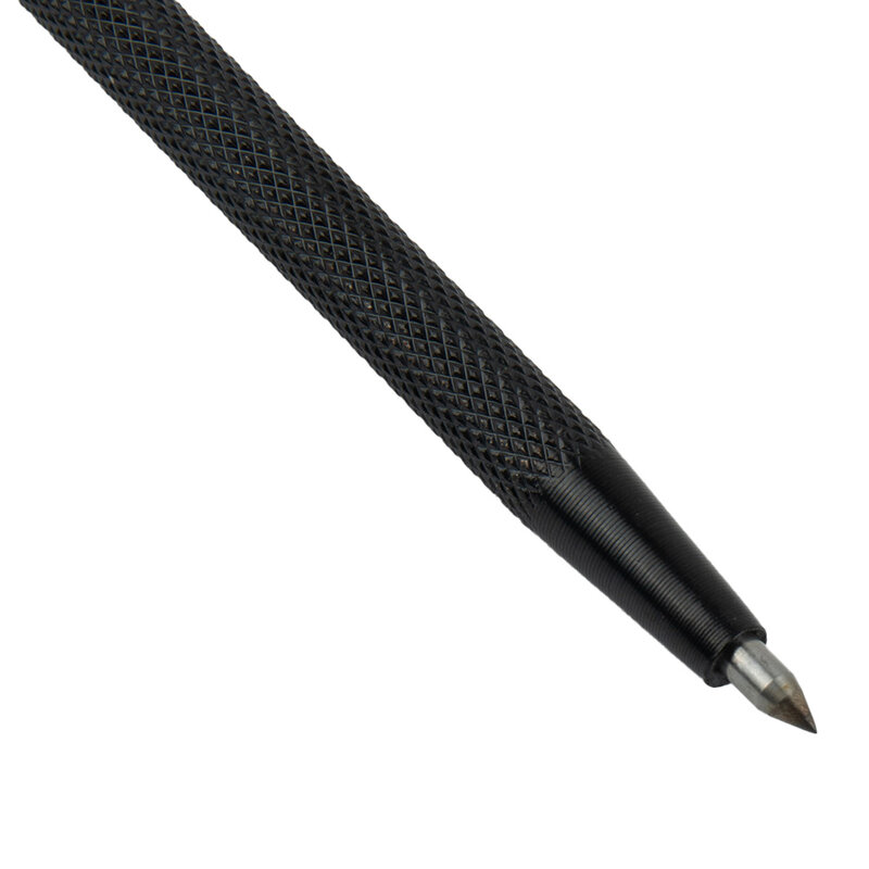 Aço liga caneta para folhas de ferro, ferramentas duráveis, equipamentos de oficina, carboneto de tungstênio ponta, preto, 2pcs