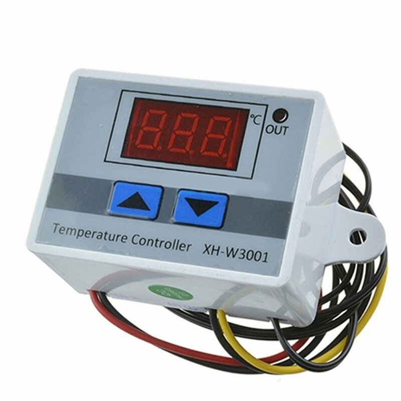 XH-W3001 W3001 uscita relè termoregolatore digitale 12V 220V termostato termoregolatore con interruttore di controllo del dispositivo di raffreddamento del riscaldatore