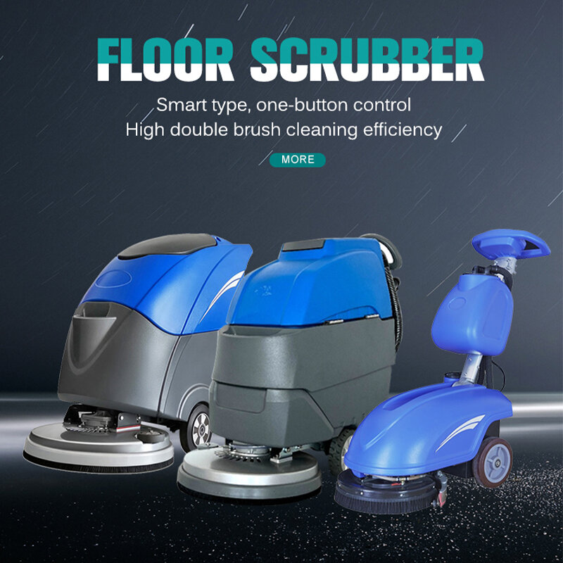 Spazzatrice stradale a spinta manuale intelligente personalizzata spazzatrice stradale multifunzione lavapavimenti automatica commerciale
