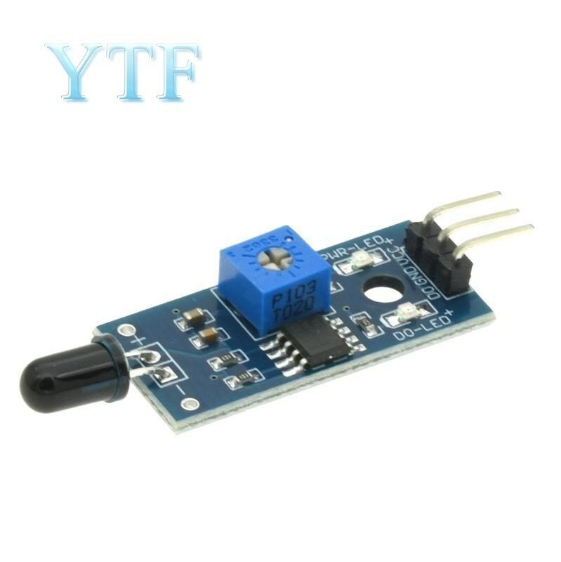 IR Flame Sensor Module, Detector para Detecção de Temperatura, Adequado para Arduino, KY-026