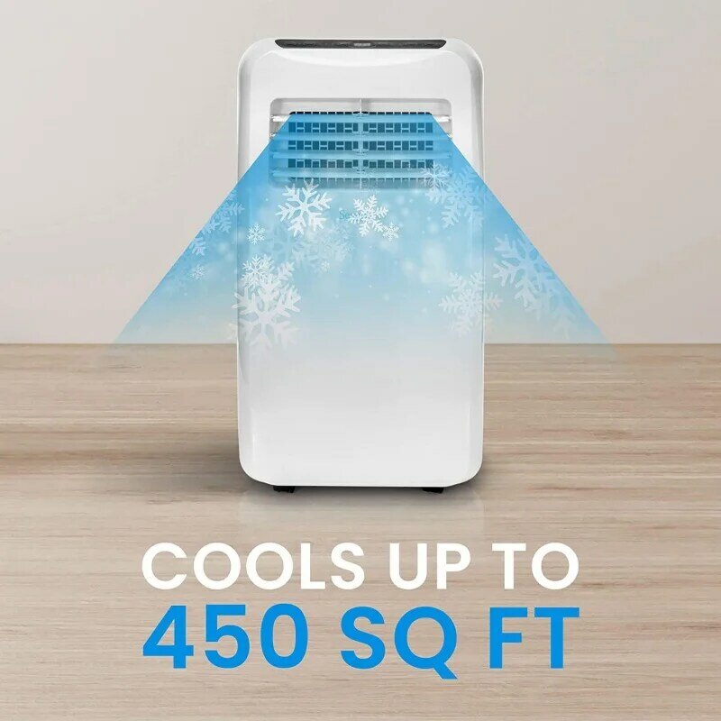 SereneLife-Climatiseur portable SLACHT108, 3 en 1, fonction aquarelle intégrée, mode ventilateur, télécommande, T abaissé