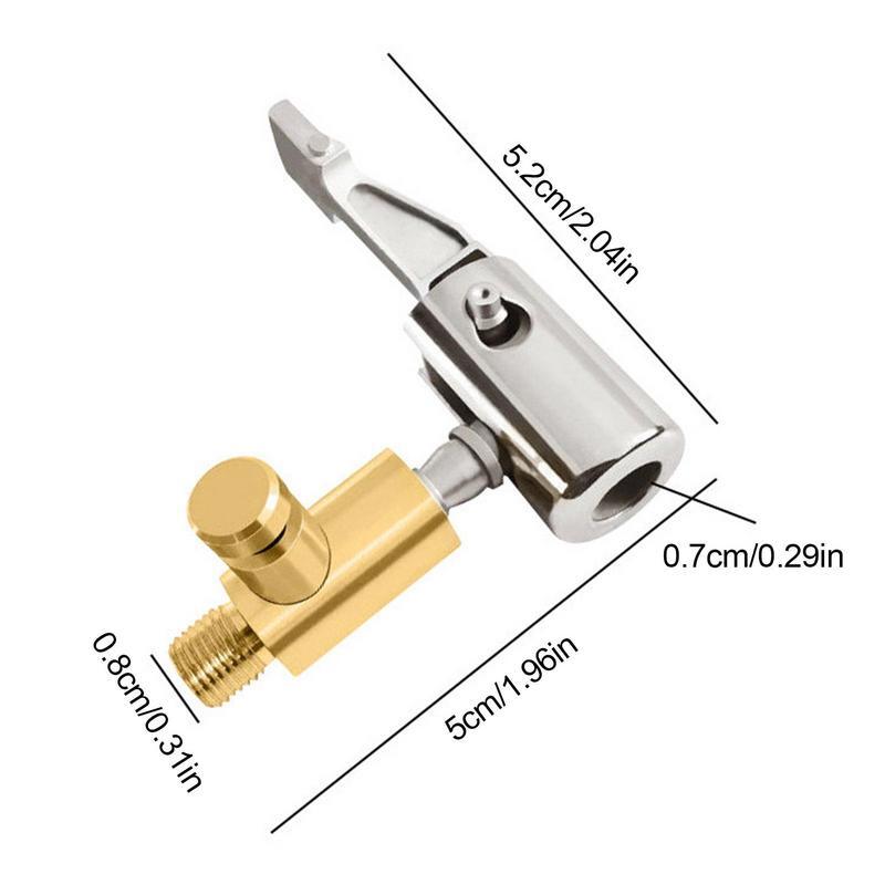 Car Tire Nozzle Tyre Quick Lock Connect Wheel Valve Air Chuck Quick Connector Air Compressor Tire Inflation Car Accessories