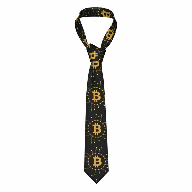 Pita leher Logo BTC klasik untuk pesta kustom pria dompet mata uang Digital Bitcoin
