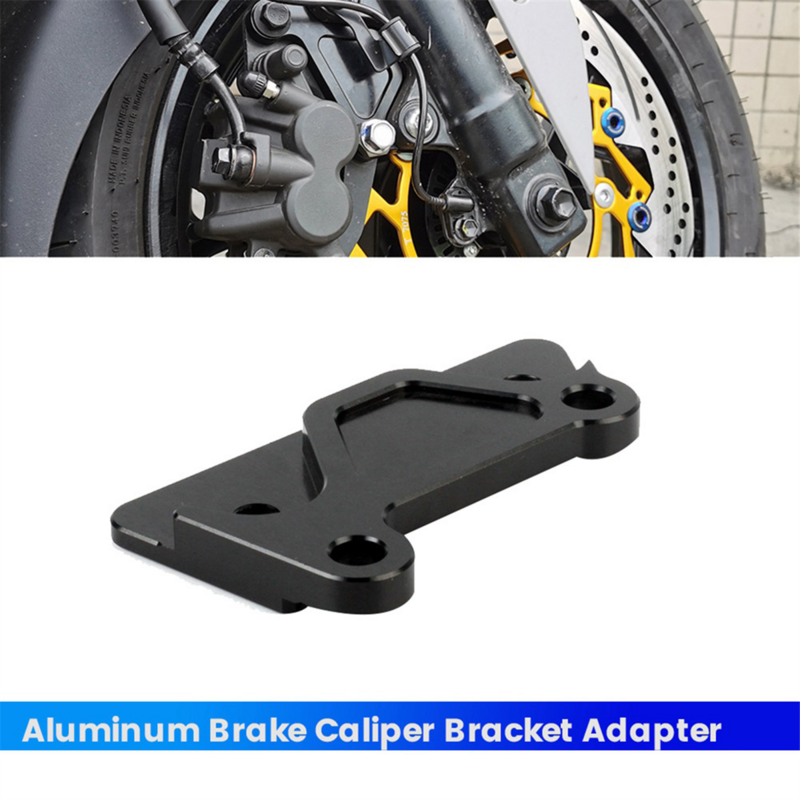 Motorcycle Front Wheel Brake Caliper Bracket Adapter for Yamaha XMAX300 XMA X300 2020-2023 Aluminum Caliper