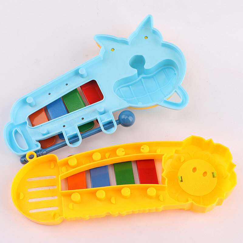 Cartoon Mini Hand Knocker Children's Plastic Percussion Instruments Children's Music Early Education Brinquedos para crianças Presente