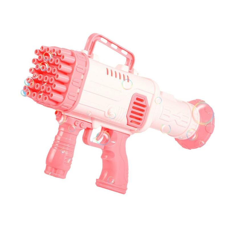 32 Holes Electric Bubble Toy Fully Automatic Bubble Birthday Summer Children Blower Bubbles Maker Soap Machine Outdoor Toy F1X1