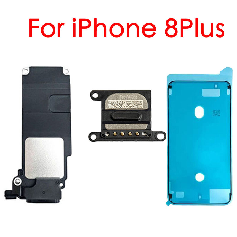 Đáy Loa To Và Top Tai Loa Cho iPhone 7 7P 8 Plus Có Màn Hình LCD Keo Chống Thấm Thay Thế