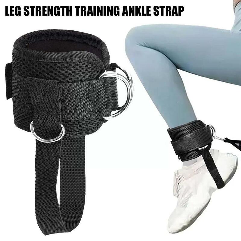 1 buah tali pergelangan kaki latihan kekuatan, peralatan port Taekwondo dapat disesuaikan manset bernapas pergelangan kaki dan pelindung B8E5
