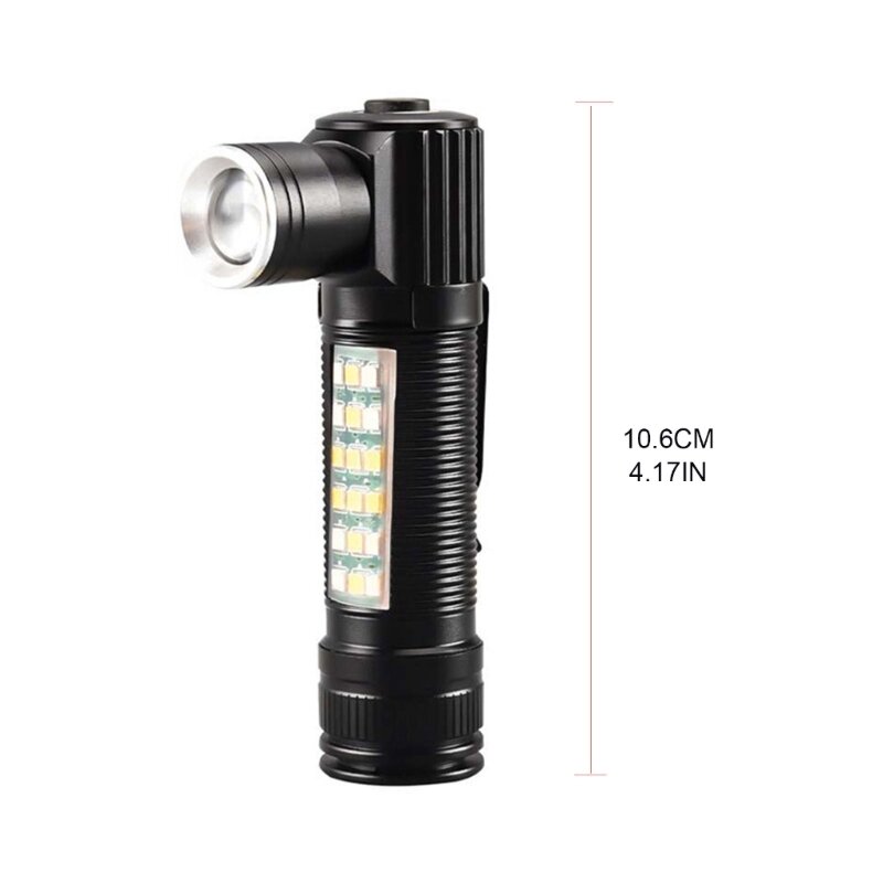 Aluminum Alloy Flashlights Strong Light Rechargeable LED Flashlight Outdoor Lighting LED Self-Protects Lamp