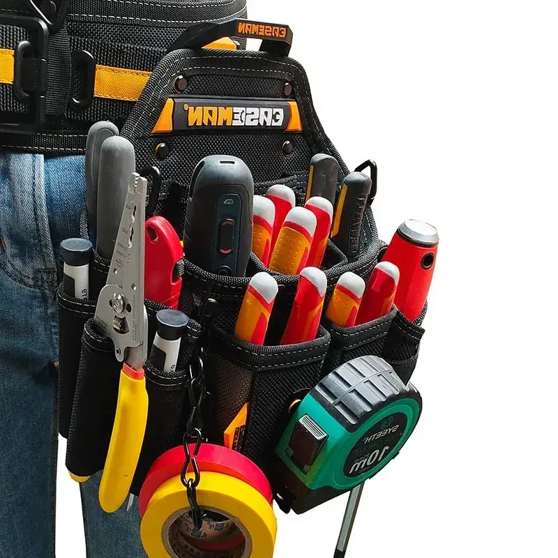 EASEMAN-Bolsa de almacenamiento de alta resistencia, kit de herramientas de desmontaje colgante rápido, almacenamiento de herramientas, bolsa de cintura de electricista, mantenimiento