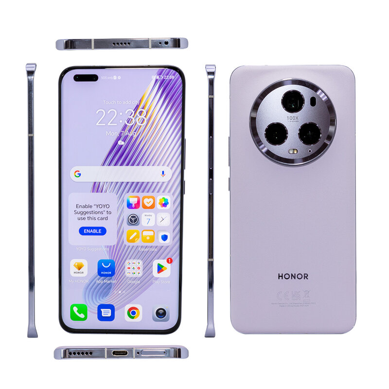 HONOR-smartphone Magic 5 Pro versión Global, Snapdragon 8 Gen 2, 12GB, 512GB, 120Hz, 66W, supercarga, cámaras triples de 50MP, Zoom Digital de 100X