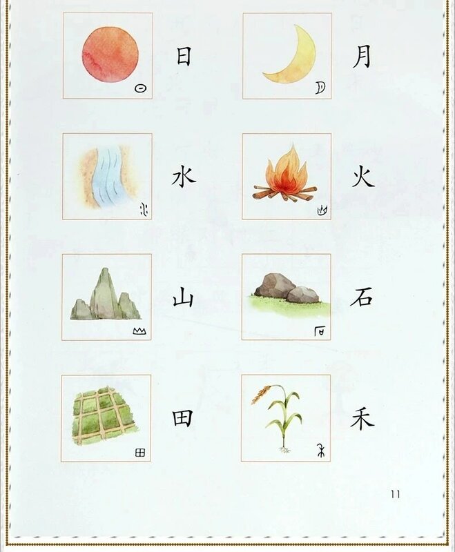 Libro de texto de primer grado para escuela primaria, material de aprendizaje de chino para estudiantes, Grado uno, Vol.1 + 2