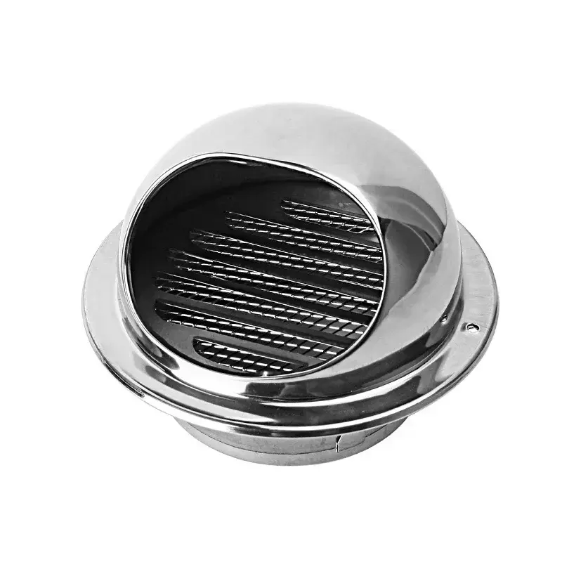 60mm-150mmStainless Steel Wall Ceiling Air Vent Ducting Ventilation Exhaust Grille Cover Outlet Heating Cooling Vents Cap