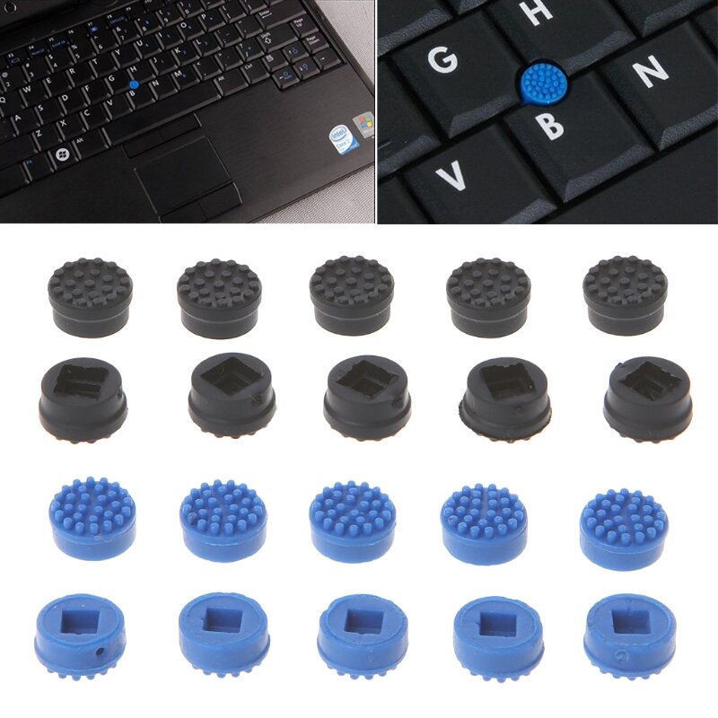 10 Neu für Schwarz Blau Laptop Tastatur Maus Point Trackpoint Zeiger Kappe