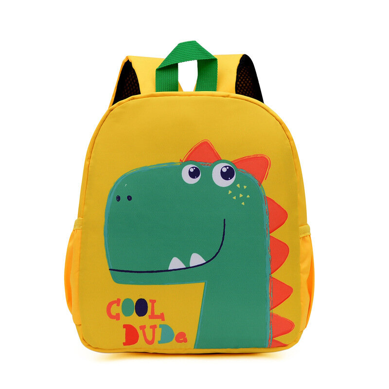 رياض الأطفال حقيبة مدرسية الكرتون ديناصور الذكور والإناث على ظهره حقيبة ظهر للأطفال ما قبل المدرسة