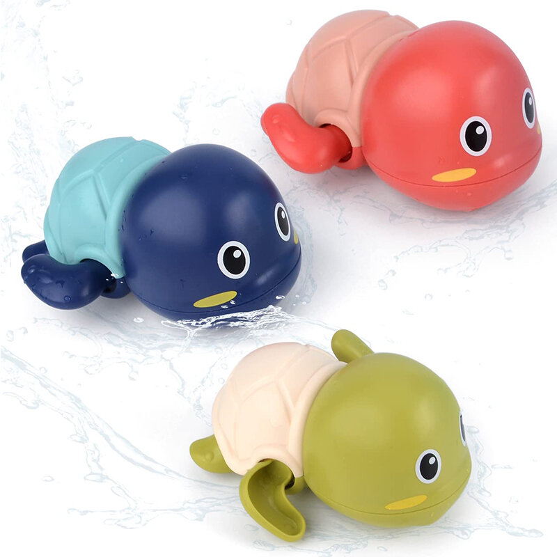 Игрушки для ванны, милая плавающая черепаха, плавающие заводные игрушки для новорожденных, Детская ванна, игрушки для дошкольного бассейна, подарки для малышей
