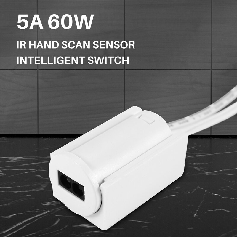 5A 60W Ir Hand  Sensor Smart Switch Dc 12V/24V Interrupteur Connector Hand Wave Light Motion Switch For Led Strips