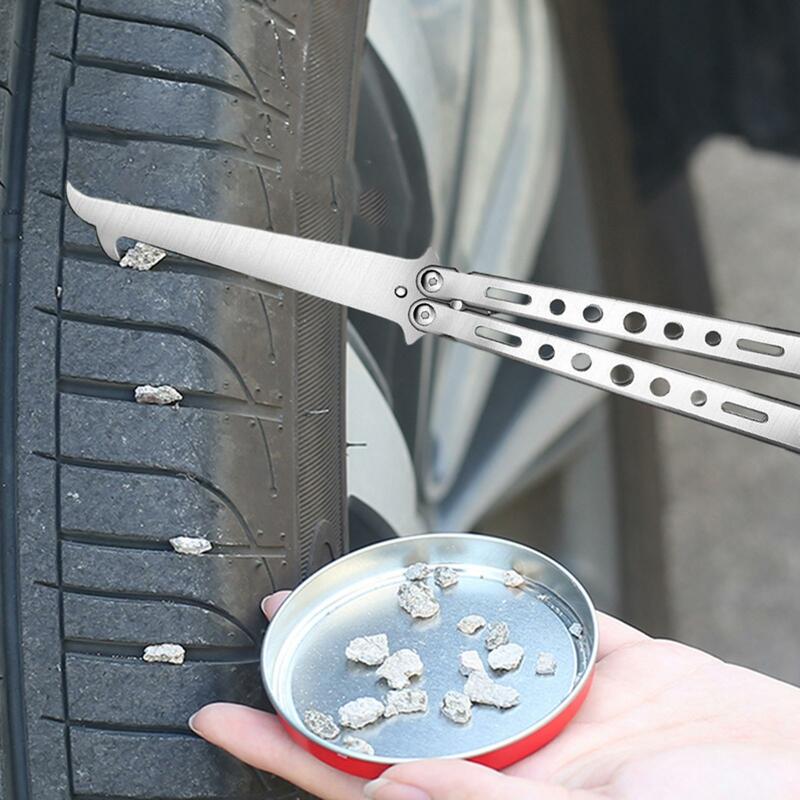 Крючок для чистки автомобильных шин, очиститель камней для автомобильных шин