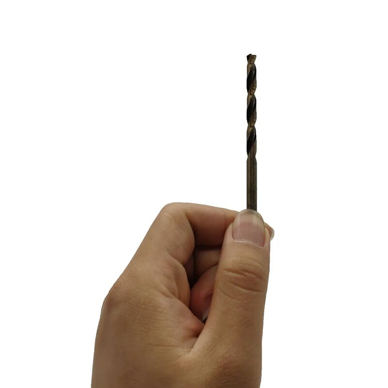 1 sztuk 5mm pokryte tytanem wiertło spiralne wiertło HSS Bit wysokiej stali do obróbki drewna wiertarka elektryczna klucz elektryczny przez WOYOFADA