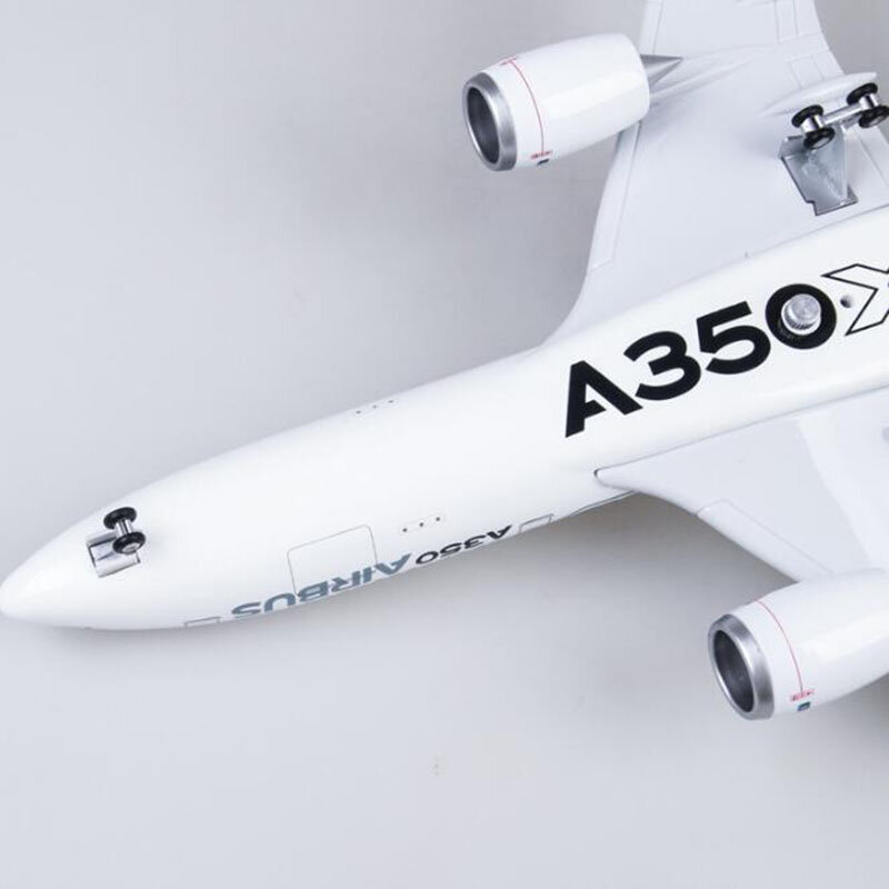 1/142 Scale 47CM Model Diecast Resin Airplane Airbus A350 Prototype XWB Airline With Light Wheel Collection Display Toys Gifts