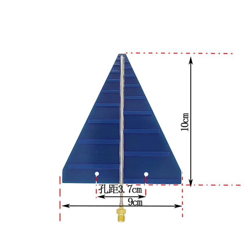 Antena UWB antena logarytmico-okresowa antena 1575MHz 2.4GHz 5.8GHz transmisja obrazu szerokopasmowa antena