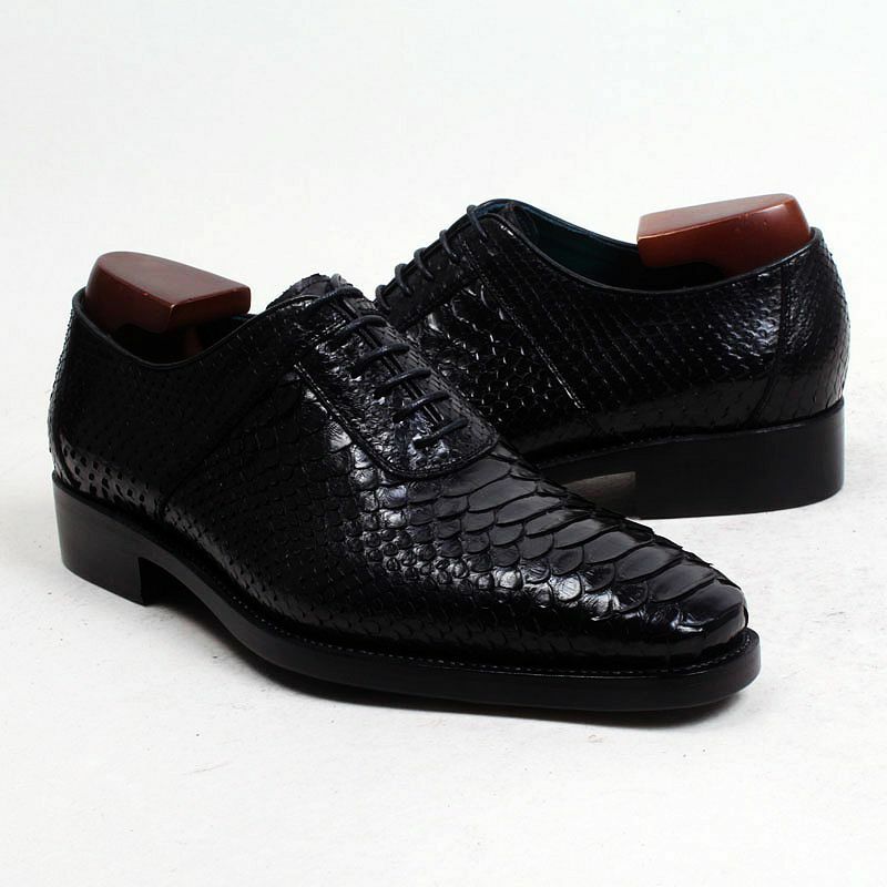 Cie Handmade Goodyear Welted Python Leather scarpe da uomo suola inferiore in pelle traspirante