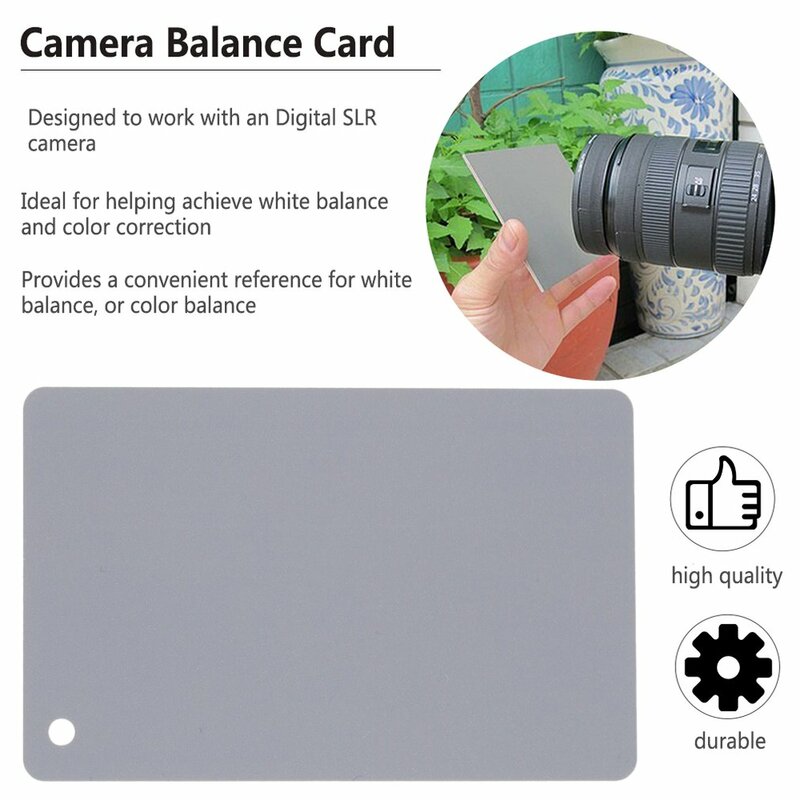3 in 1 Weißabgleich karten graue Karte für Digital-und Film fotografie weiß schwarz grau blance 3-Karten-Set mit Nacken riemen