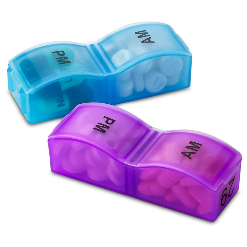 โปรโมชั่นใหญ่ที่มีสีสันกล่องยาพลาสติกเดือนแพ็ค31วันกล่องยาครอบครัวอิสระ Sub-Pack Pill Storage กล่อง