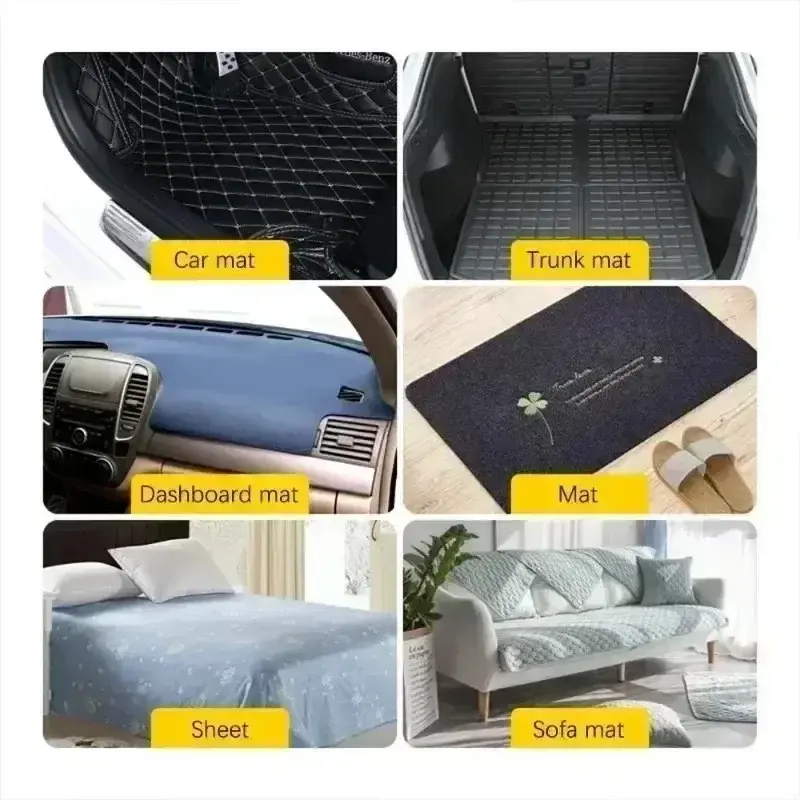 Ruban adhésif double face auto-adhésif pour tapis de sol de voiture, attaches de tapis auto-agrippantes, bricolage, bain supplémentaire
