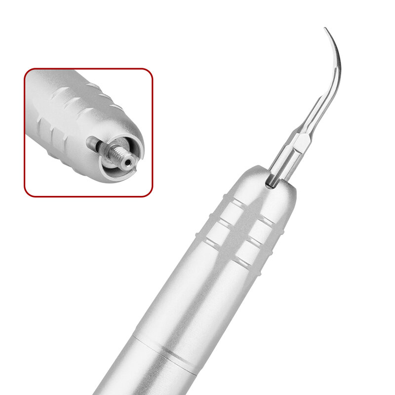 Dental Ultrasonic Air Scaler com 3 Dicas Dentes Limpeza 2/4 Furos Handpiece Whiten Teeth Cleaner