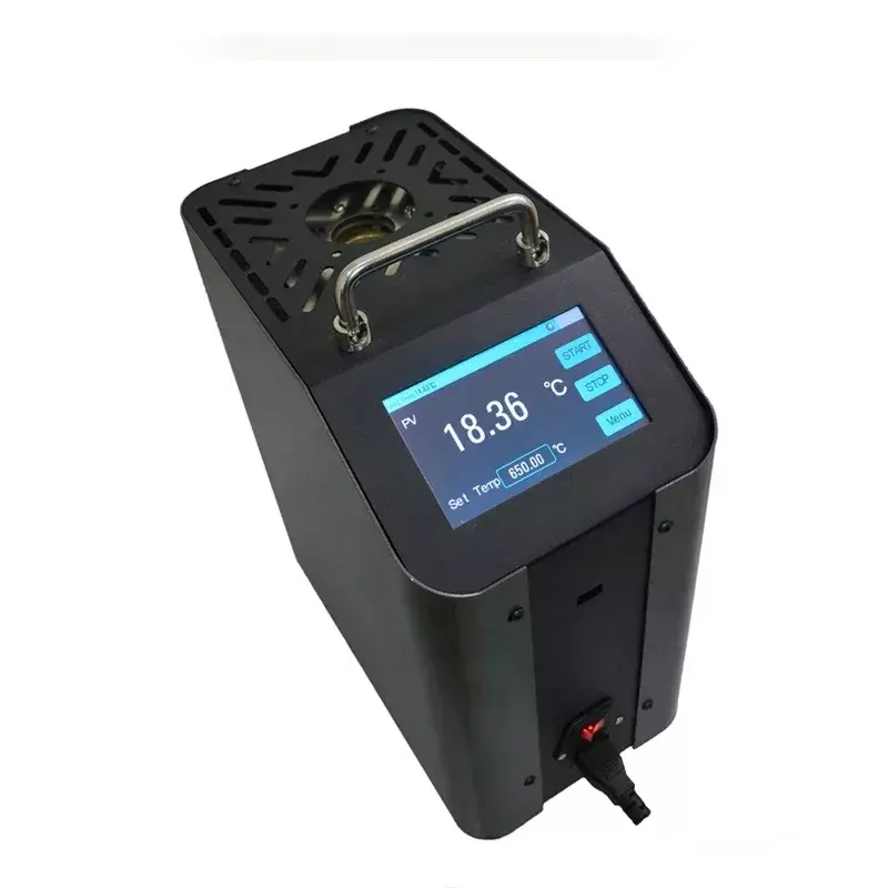 -30 ℃-1200 ℃ criostato portatile ad alta temperatura da laboratorio industriale calibratore a blocchi per pozzi secchi forno automatico di calibrazione della temperatura